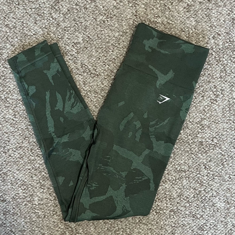 Gymshark Adapt Camo Seamless Leggings Sz Large